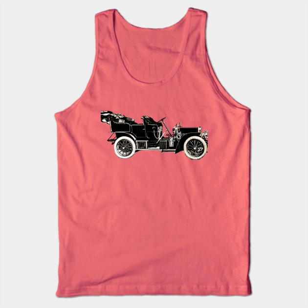 Old Vintage Car Tank Top by nineshirts